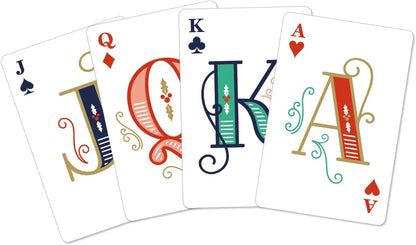 Galison Naughty & Nice Playing Card Set – Festive Holiday Deck for Adults & Families - Jaiman Toys