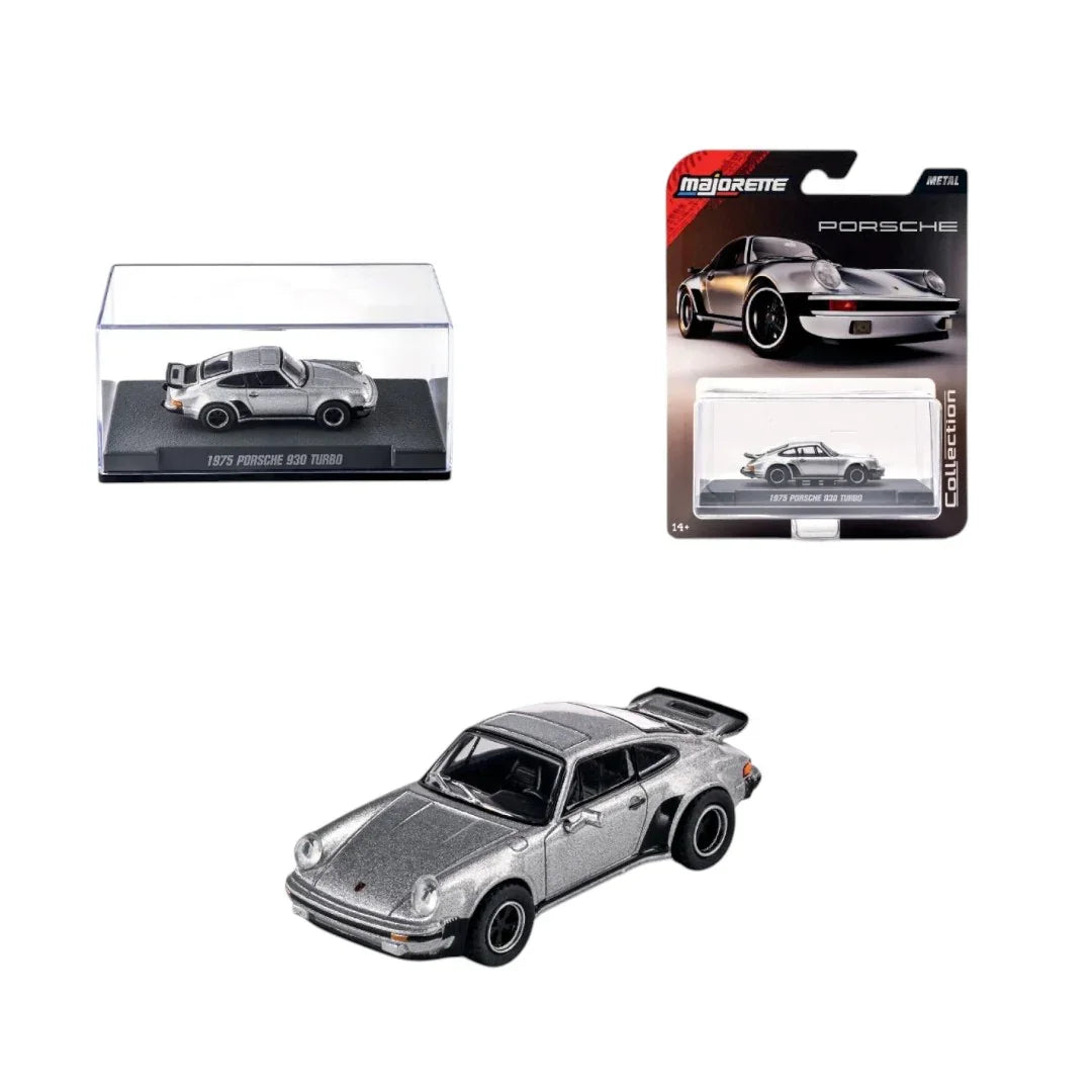Majorette Collection 1975 Porsche 930 Turbo (Premium Collectible) -Diecast Car - Jaiman Toys
