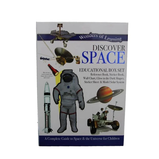 Wonders of Learning – Discover Space Educational Box Set | Kids Astronomy & Solar System Kit