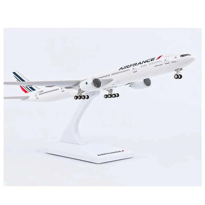 Diecast Collectible 1:250 Scale Model Airplane With Light & Sound – Air France Boeing 777-380ER - Jaiman Toys