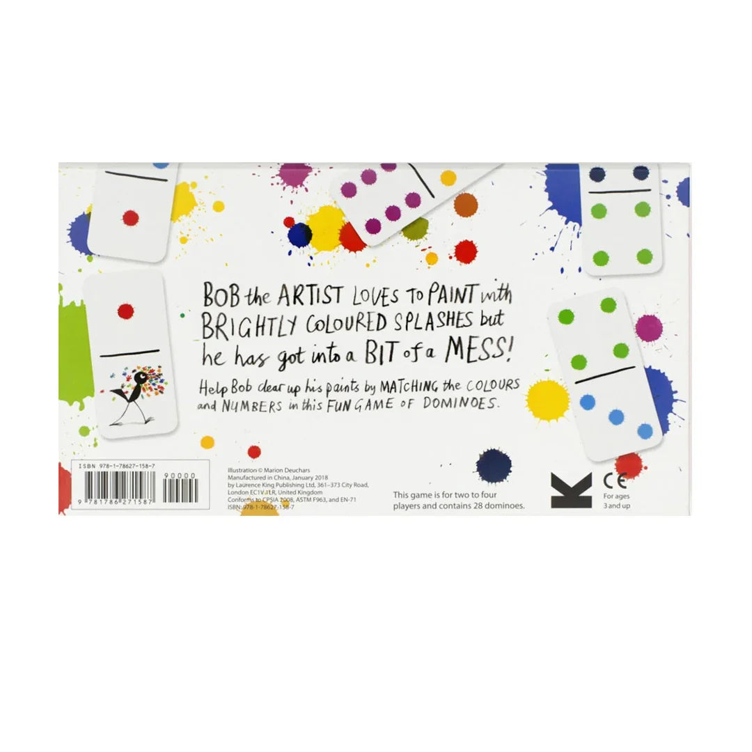 Bob the Artist Dominoes – Colorful Matching Game for Kids & Families - Jaiman Toys