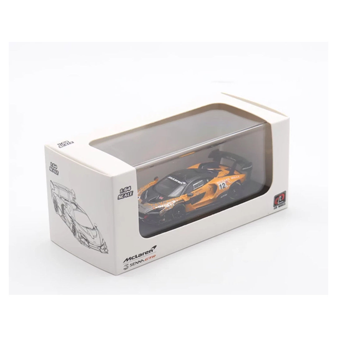 LCD Model 1:64 McLaren Senna GTR Race Version Diecast Car | Premium Collector Model