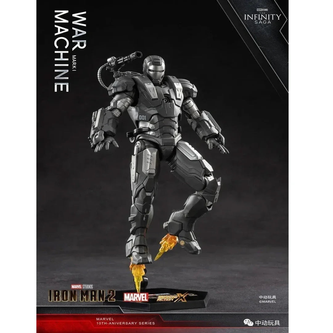 ZD Toys Marvel War Machine Mark I 1/10 Scale Action Figure – Iron Man Collection Gift Box - Jaiman Toys