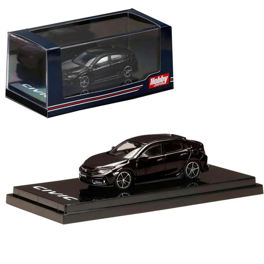 1/64 Honda Civic Hatchback 2020 – Crystal Black Pearl – Die-Cast Model Car - Jaiman Toys