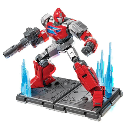 BLOKEES Transformers Classic Class Ironhide – 5 Inch LED Light-Up Model Kit | 92-Piece DIY Buildable Action Figure