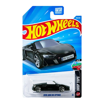 Hot Wheels 5-Car Die-Cast Set  1:64 Scale– 2019 Audi R8 Spyder + Cruise Bruiser HW Reverse Rake + Hi-Roller + Power Rocket X-Raycers + Decidely Go |  Collectible Cars
