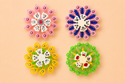 Finger Spinner & Mini Finger Skateboard Toy Set for Kids | Stress Relief Fidget Toy Combo Pack