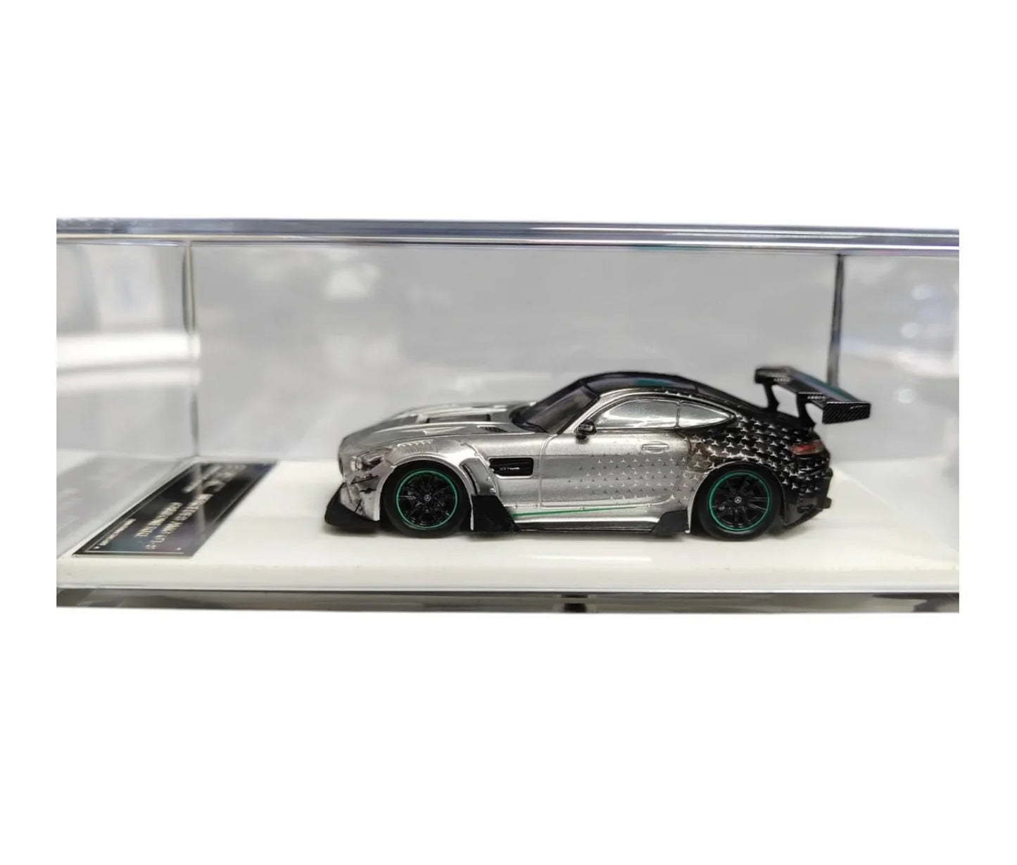 BSC 1:64 Scale Mercedes AMG GT-S Carbonerre Black/Silver – Premium Diecast Car Model Collectible - Jaiman Toys