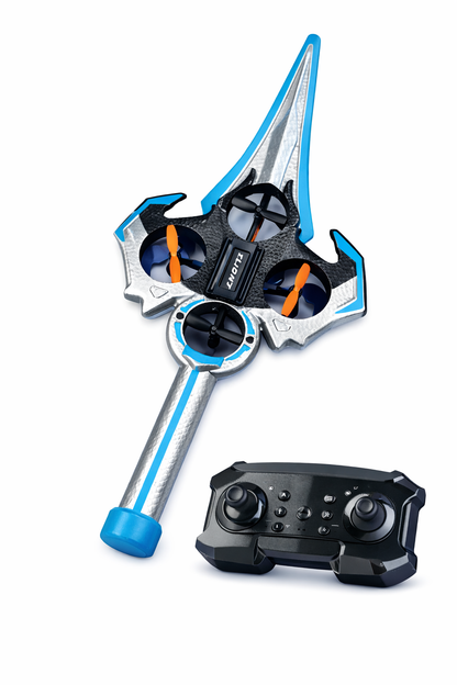 RC Flying Sword Drone Toy – 2.4GHz Remote Control LED Flying Sword Drone for Kids