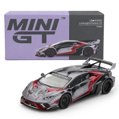Mini GT 1:64 LB★WORKS Lamborghini Huracán GT Ronin Die-Cast Model Car | Premium Liberty Walk Collectible