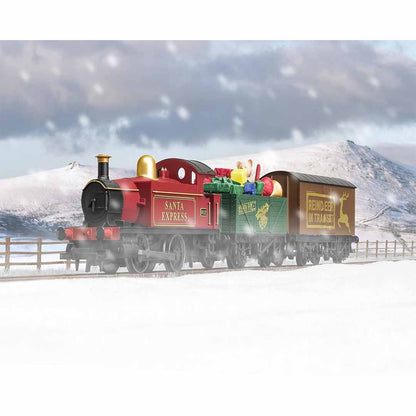 Hornby Hobbies R1248 Santa’s Express Electric Train Set | OO Gauge Christmas Railway Toy with Track & Controller
