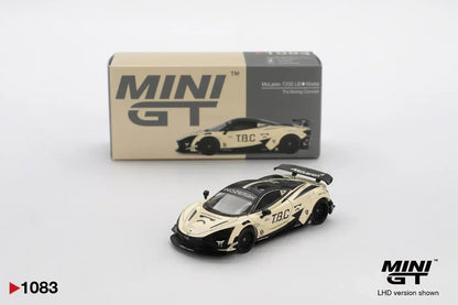 Mini GT 1:64 Diecast Model Car Duo Set | McLaren 720S LB★Works & Lamborghini LB-Silhouette WORKS Murciélago GT