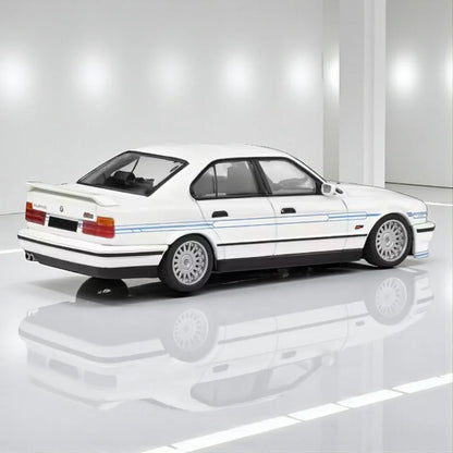 Solido 1:43 1994 BMW E34 Alpina B10 BiTurbo White with Blue Stripes  Diecast Model Car -S4310404