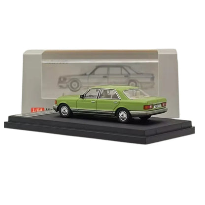 Master 1:64 MERCEDES BENZ 560SEL W126 S-Class GREEN DIECAST CAR  MODELS