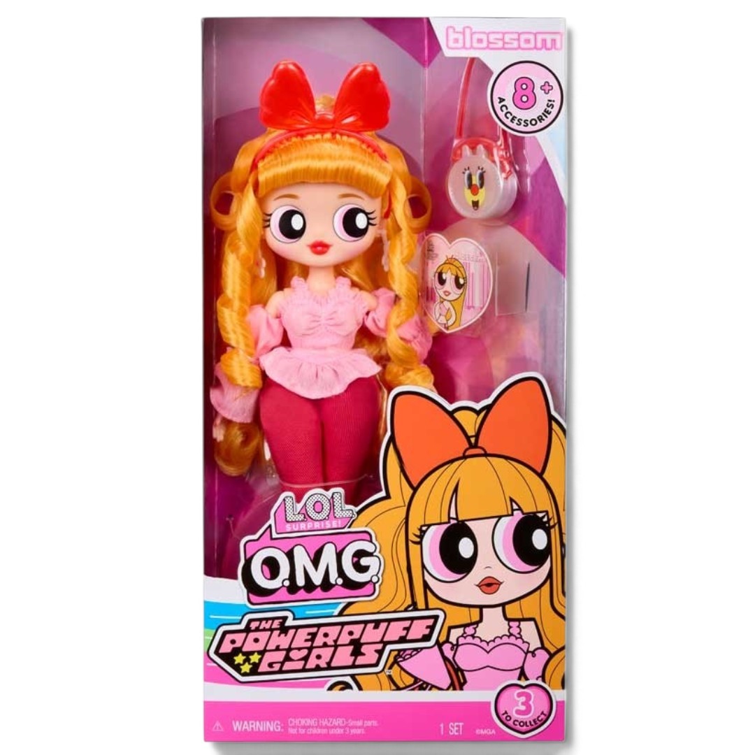L.O.L. Surprise! O.M.G. The Powerpuff Girls Blossom Fashion Doll Size  10-Inch with  Accessories