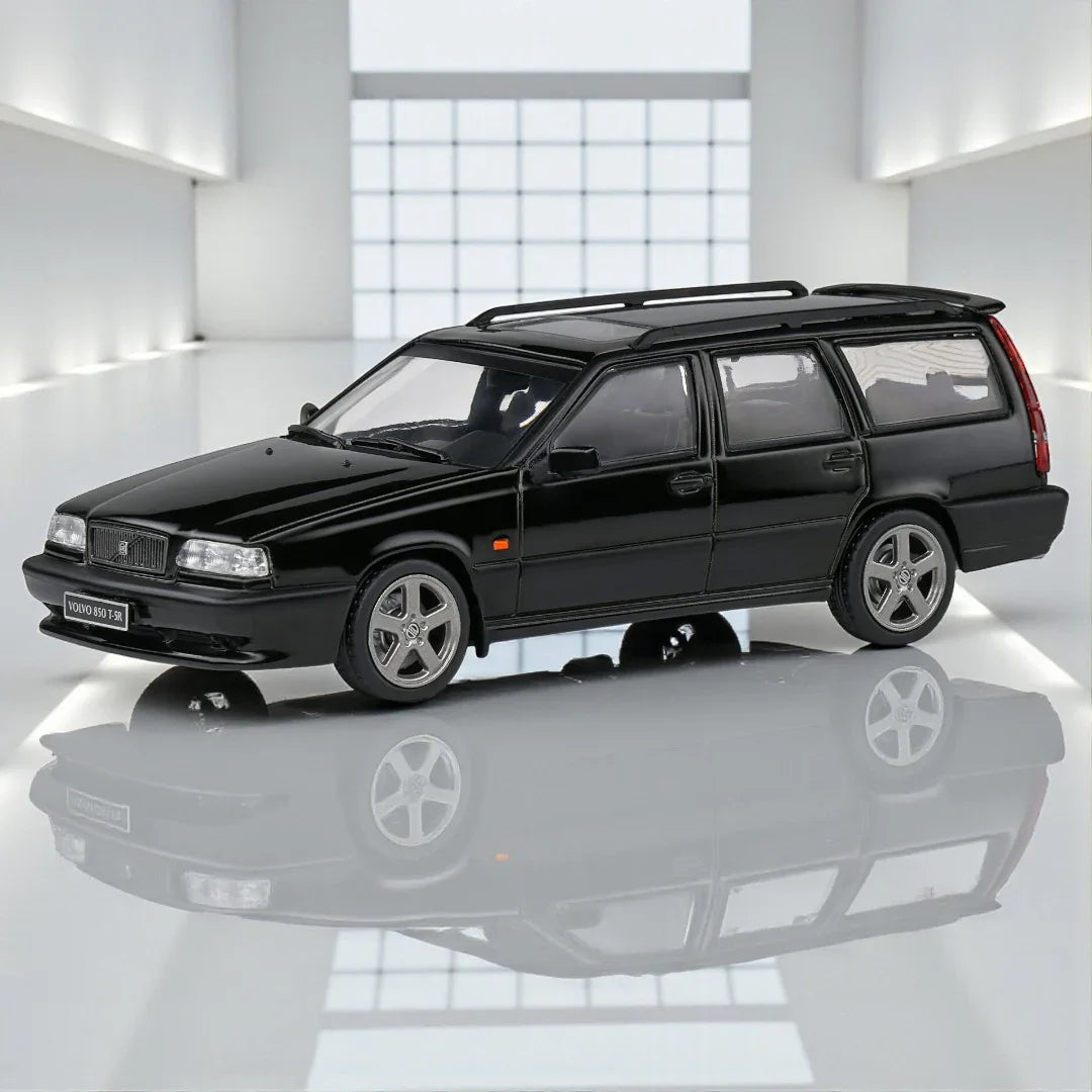 Solido 1:43 Volvo 850 T5-R Turbo Black Diecast Model Car – Detailed Collectible Miniature (S4310603)
