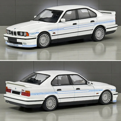 Solido 1:43 1994 BMW E34 Alpina B10 BiTurbo White with Blue Stripes  Diecast Model Car -S4310404