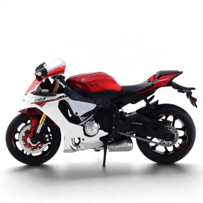 MSZ 1:12 Yamaha YZF-R1 Diecast Sports Motorcycle, Red & White – Collectible Bike Model With 3 Variants