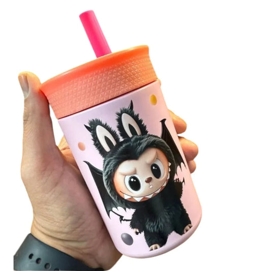 Stainless Steel Sipper Water Botttle & Attractive Print Keeps Drinks Hot & Cold 360ml - Jaiman Toys