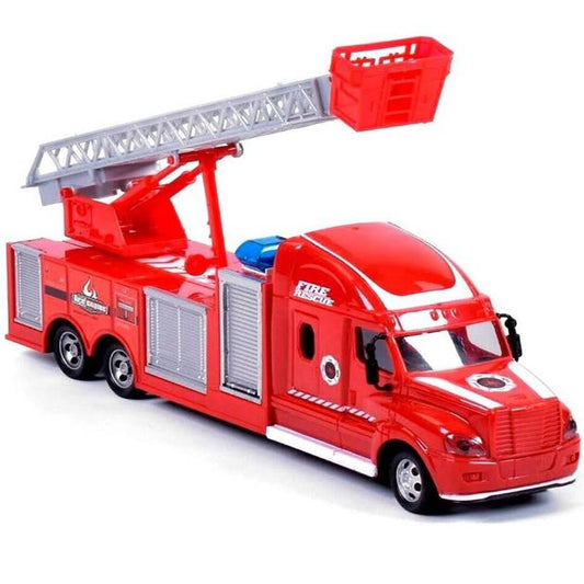 Breatoi ! Kids Fire Rescue, R/C Fire Engine Truck, Radio Control Fire Engine Truck With Simulations For The Kids Age 3+,Red