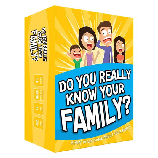 Do You Really Know Your Family Fun Card Games for Kids Family Games