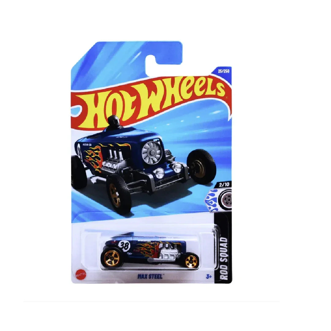 Hot Wheels 1:64 5-Car Collector Set – Chevy El Camino, Max Steel, Porsche 911 GT3 RS, Super Twin Mill & Buns of Steel