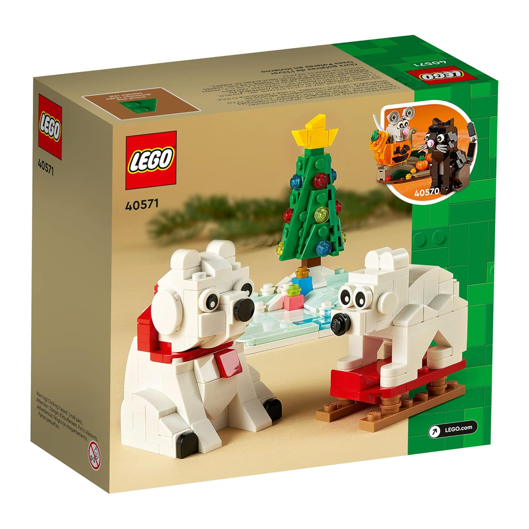 LEGO Wintertime Polar Bears 40571 Christmas Décor Building Kit (312 Pieces)