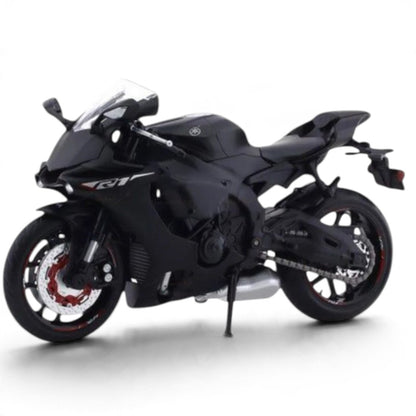 MSZ 1:12 Yamaha YZF-R1 Diecast Sports Motorcycle, Red & White – Collectible Bike Model With 3 Variants