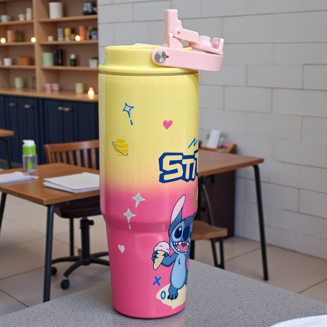 Stitch 900 ml (30 oz) Vacuum Insulated Stainless Steel Sipper Water Bottle