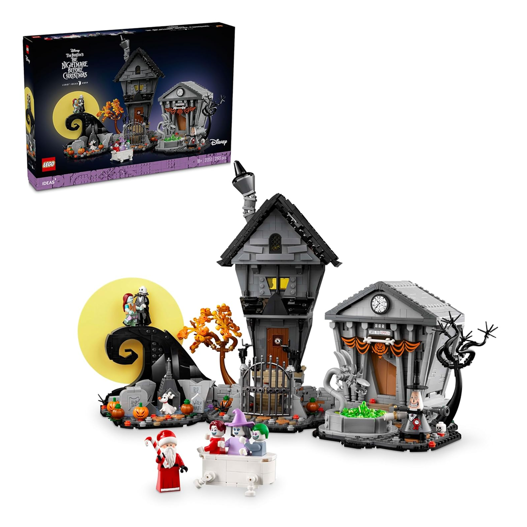 LEGO Ideas 21351 The Nightmare Before Christmas Diorama Kit (2193 Pieces)