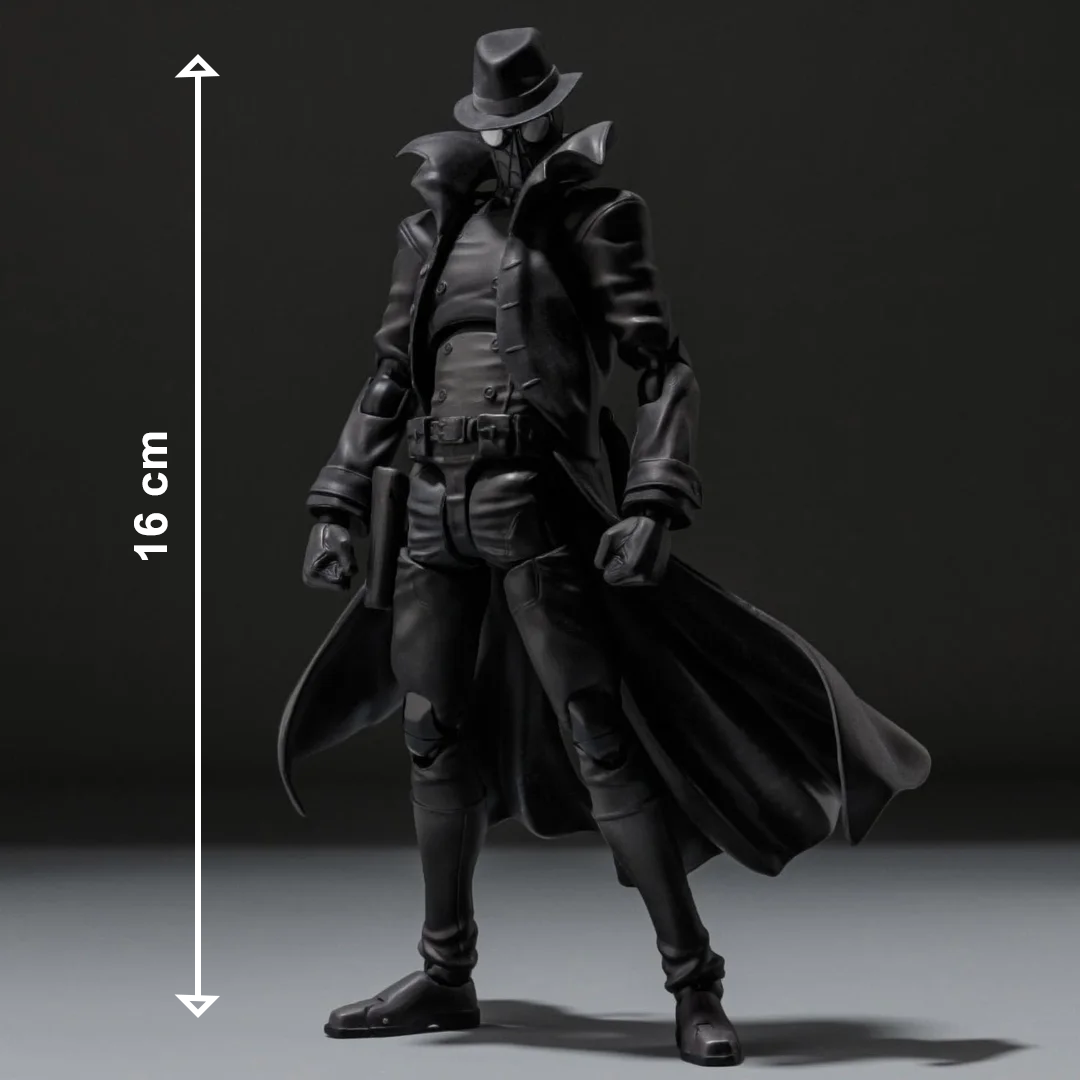 Spider-Man: Spider-Bath SV Action Spider-Man Noir Action Figure, Non-scale, ABS &amp; PVC, Pre-painted Complete Action Figure