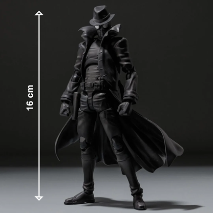 Spider-Man: Spider-Bath SV Action Spider-Man Noir Action Figure, Non-scale, ABS &amp; PVC, Pre-painted Complete Action Figure