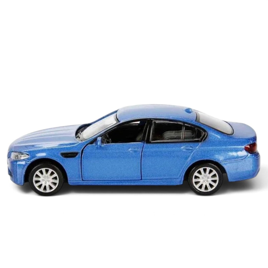 RMZ City 1:32 Scale BMW M5 Die-Cast Model Car – White & Metallic Blue | Collectible Luxury Sports  with Opening Doors 2 Colour Variants