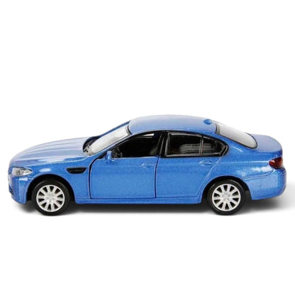RMZ City 1:32 Scale BMW M5 Die-Cast Model Car – White & Metallic Blue | Collectible Luxury Sports  with Opening Doors 2 Colour Variants