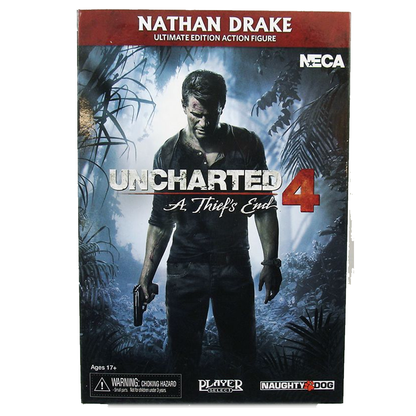 Uncharted 4 Ultimate Nathan Drake Action Figure Model Collectible Statue (7" Scale)