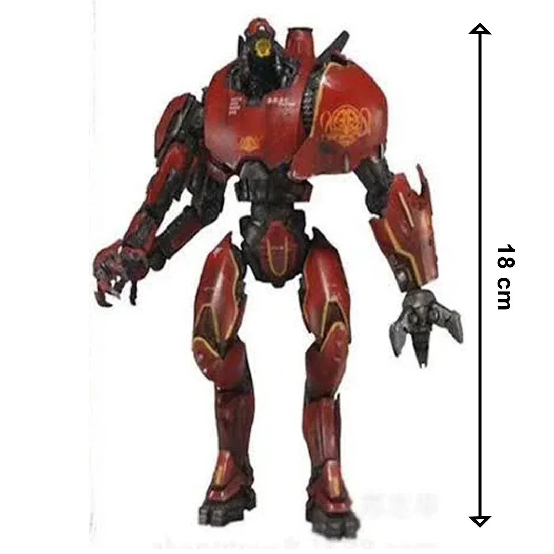 (Damaged Pack) Pacific Rim Crimson Typhoon Jaeger Action Figure 18cm | Articulated Robot Collectible Toy for Kids & Collectors