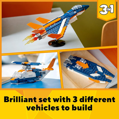 Lego Creator 3In1 Supersonic-Jet 31126 Building Kit (215 Pieces)