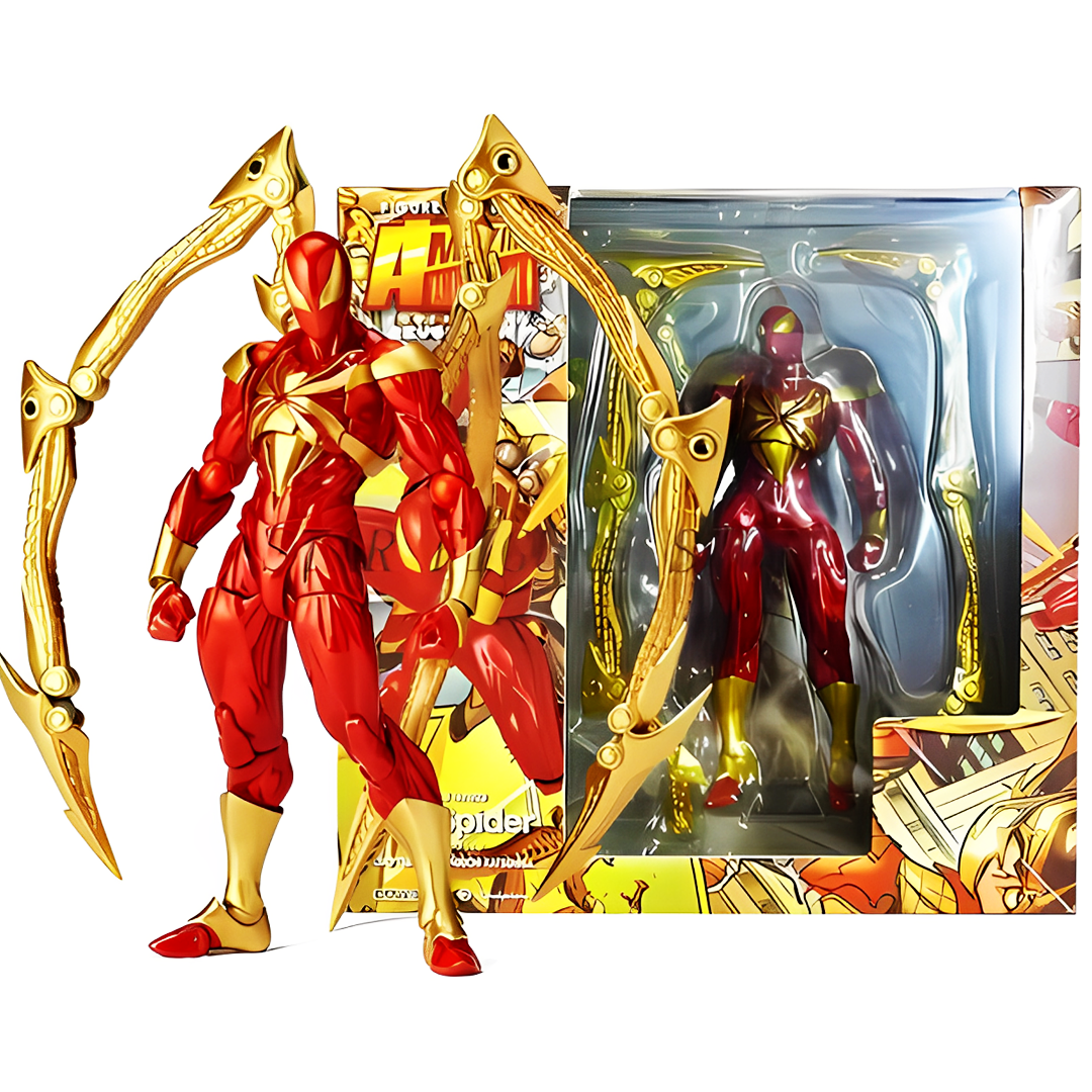 Kaiyodo Amazing Yamaguchi Revoltech No.023 Spider-Man Iron Spider Action Figure