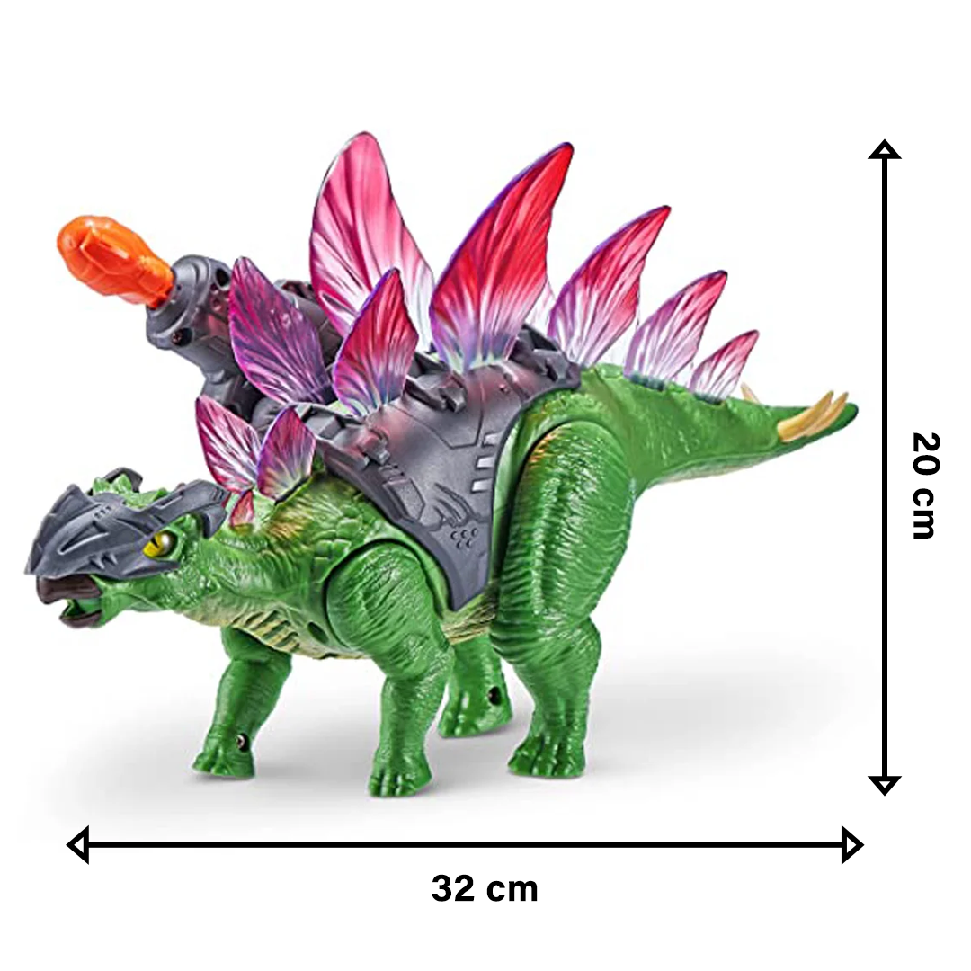 ZURU ROBO Alive-Dino Wars-Series 1 Stegasaurus, Multi (7131-S001)