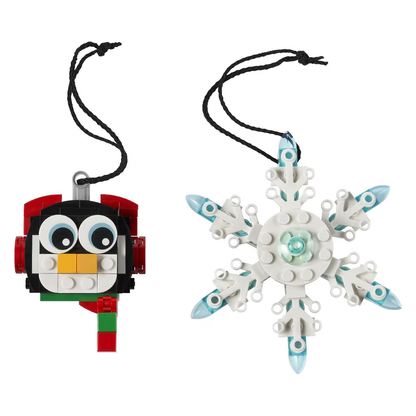 LEGO 40572 Penguin & Snowflake Christmas Ornament (139 Pieces)