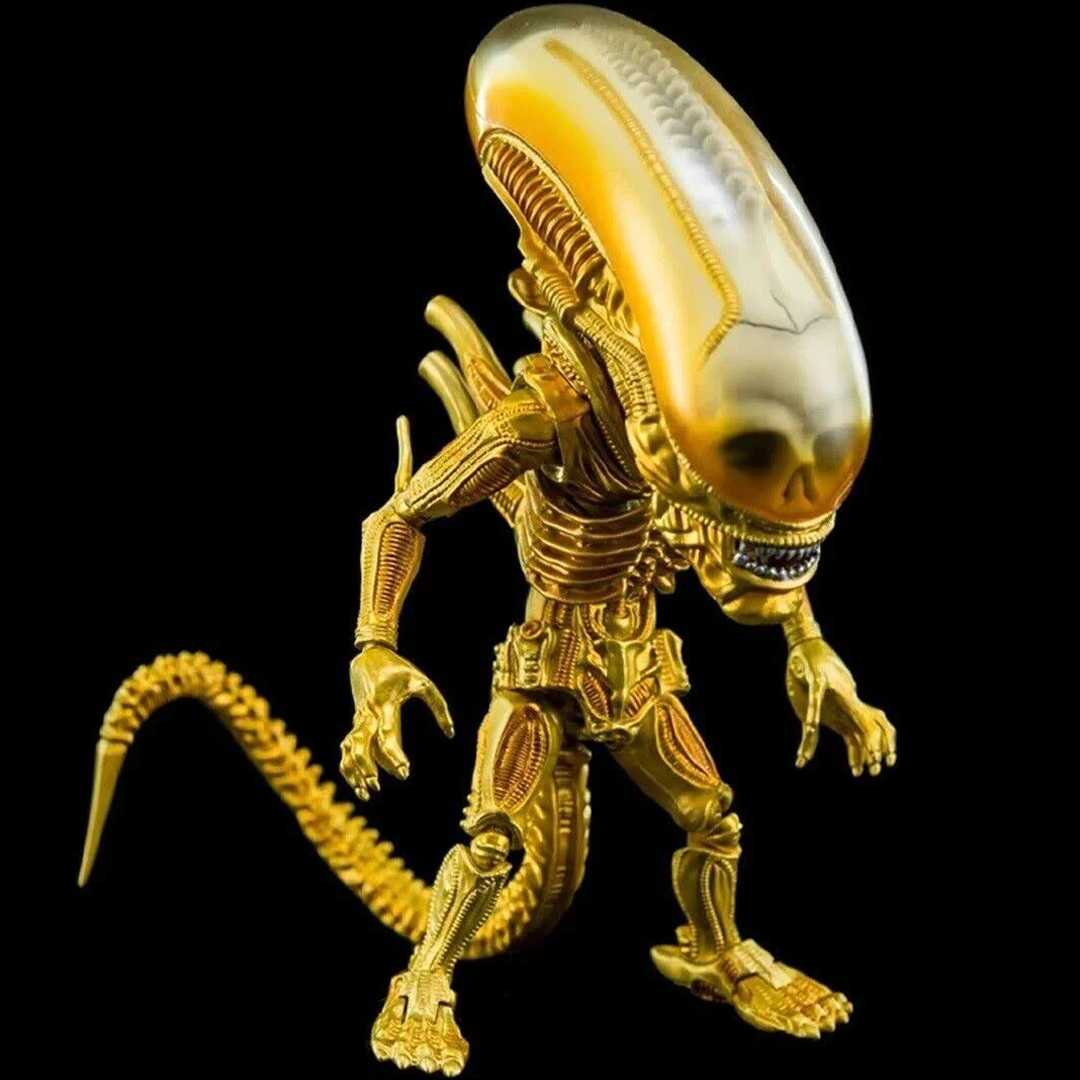 Herocross Alien Special Edition Gold Hybrid Action Figure