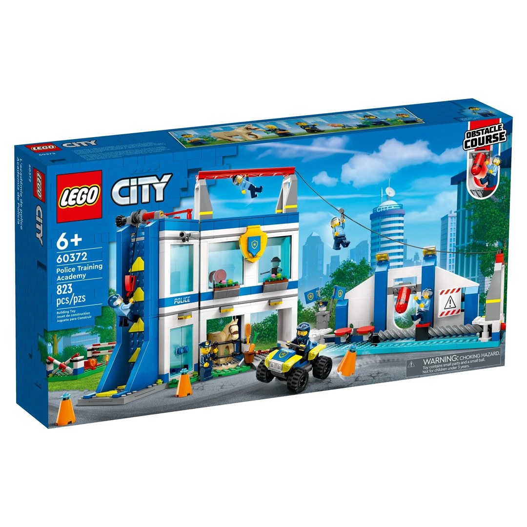 LEGO City 60372 Police Training Academy Building Set (823 Pieces)