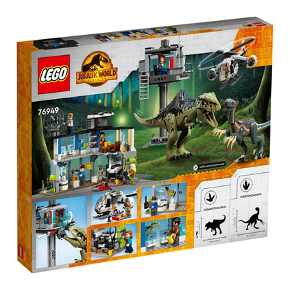 LEGO Jurassic World Giganotosaurus &amp; Therizinosaurus Attack 76949 (658 Pieces)