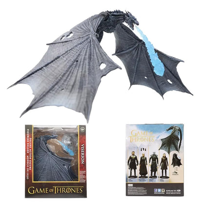 "Mcfarlane Toys Game of Thrones: Viserion Deluxe Action Figure – Unleash the Dragon