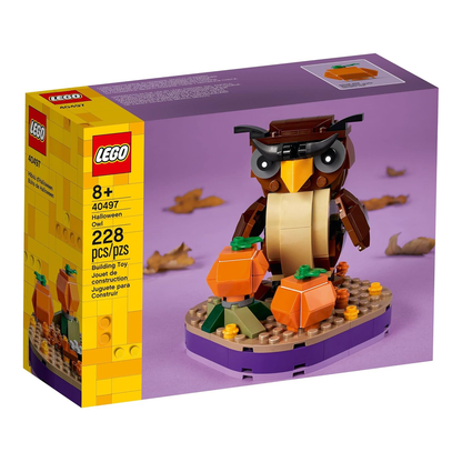 LEGO 40497 Seasonal Halloween Owl & Pumpkins (228 Pieces)