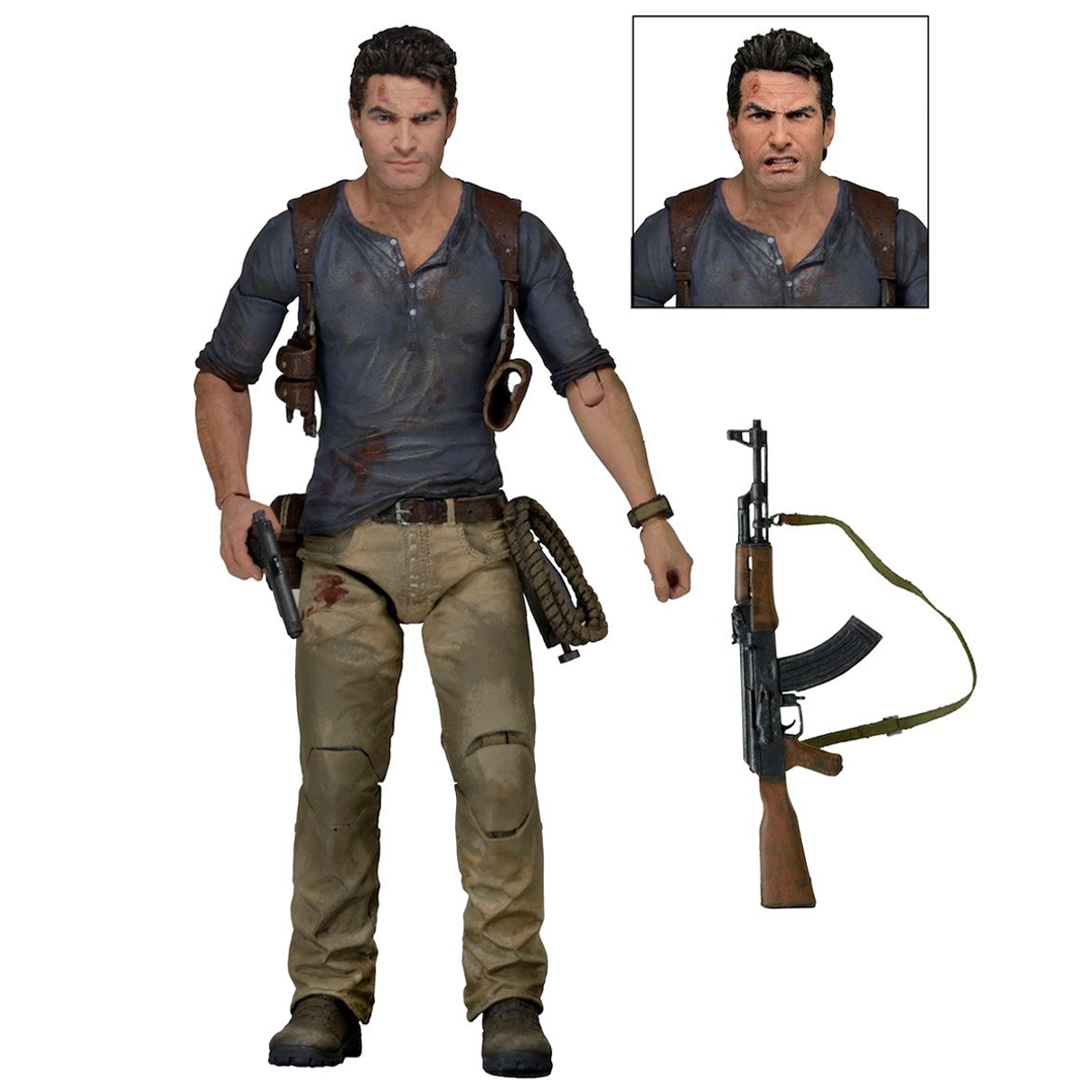 Uncharted 4 Ultimate Nathan Drake Action Figure Model Collectible Statue (7" Scale)