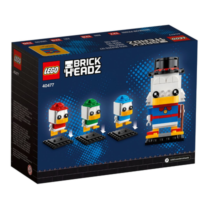 LEGO Brickheadz Disney Ducktales 40477 Scrooge McDuck, Louie, Huey & Dewey (340 Pieces)