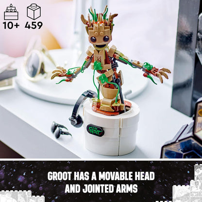 LEGO Marvel Dancing Groot Buildable Animated Toy 76297 Building Blocks