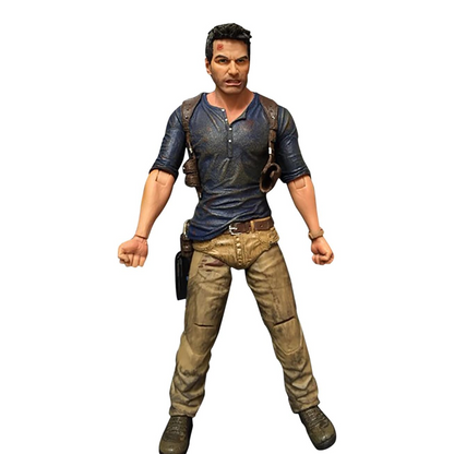 Uncharted 4 Ultimate Nathan Drake Action Figure Model Collectible Statue (7" Scale)