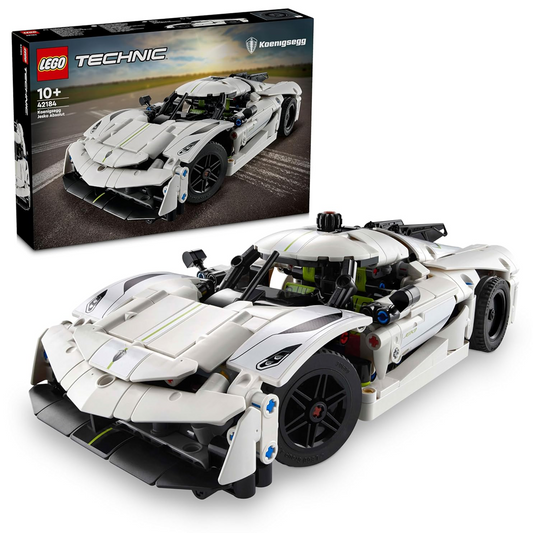 LEGO Technic 42184 Koenigsegg Jesko Absolut White Hypercar Building Blocks (801 Pieces)